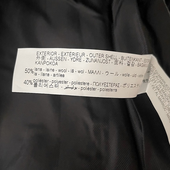 ZARA WOOL BLEND COAT WITH WRAP COLLAR - Picture 11 of 15